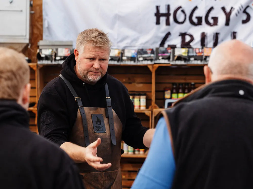 Hoggy teaching a class at the Grill at Rutland Water